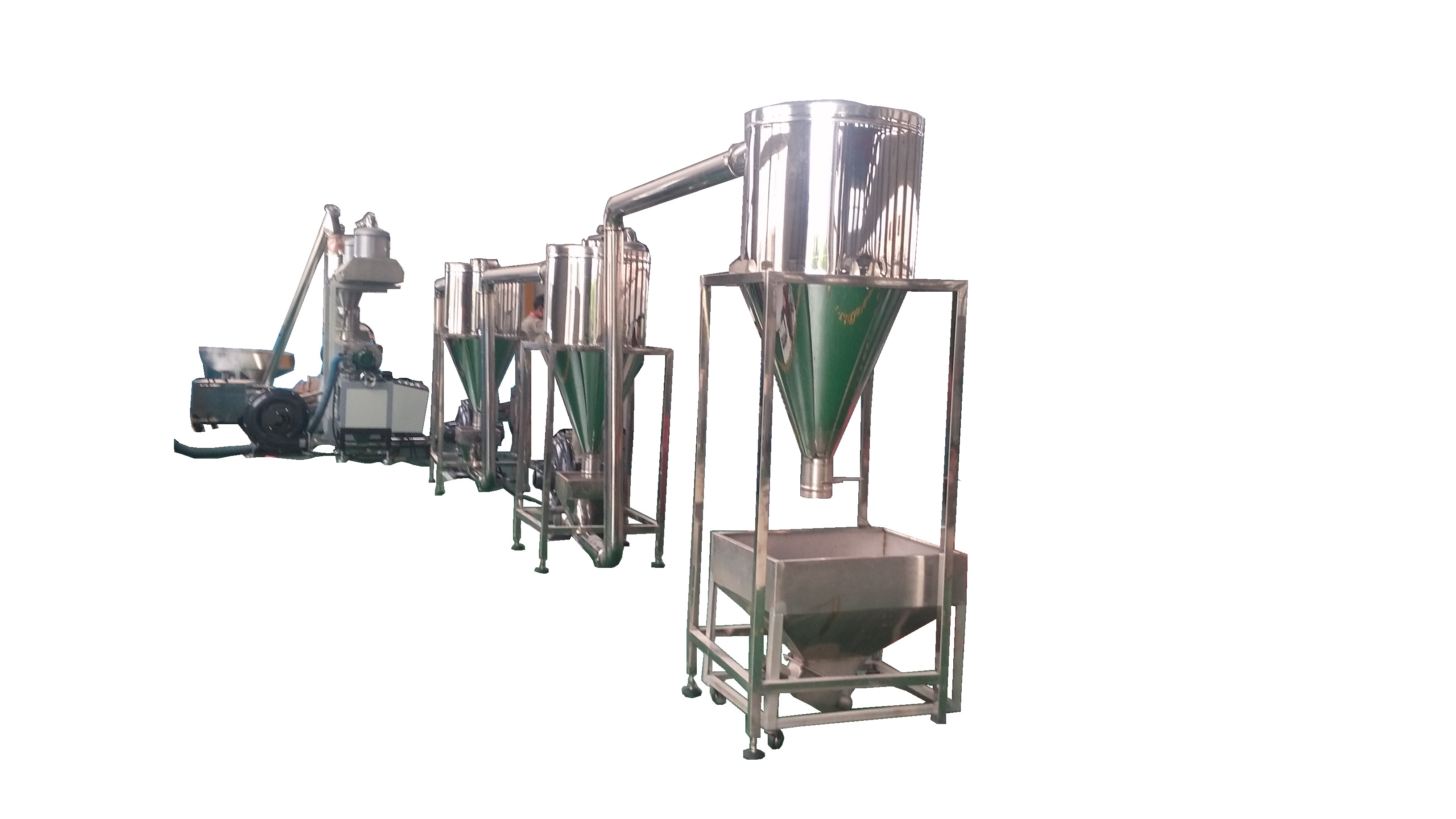 PP PE WPC Plastic Granules Making Machine Large Capacity 450500 Kgs/H