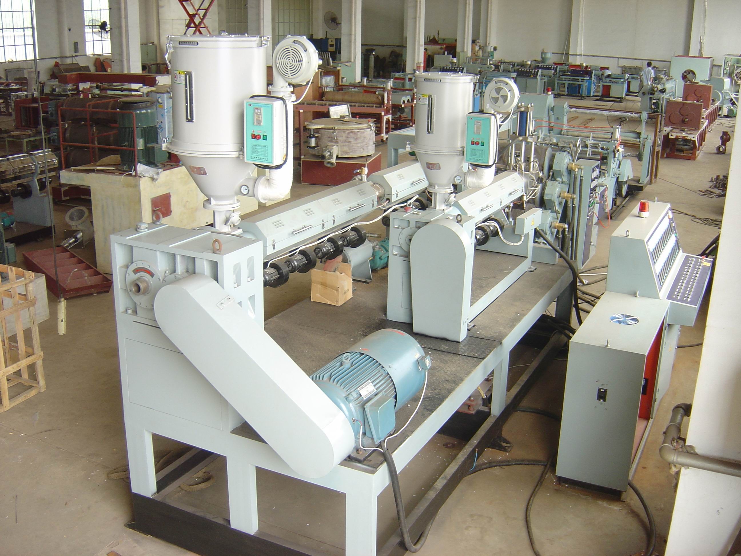 High Output Plastic Sheet Machine For PE Construction Board , Plastic