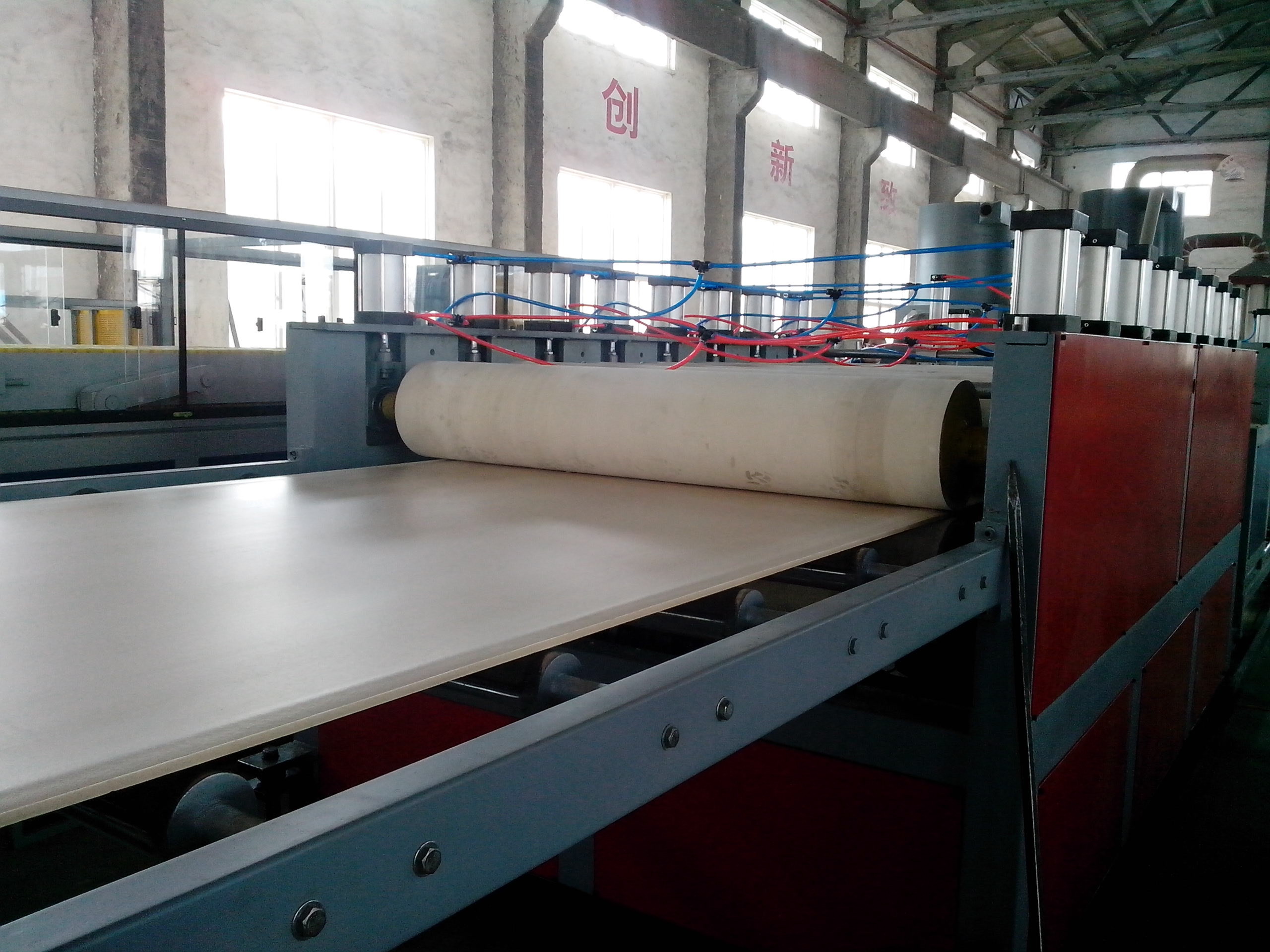 WPC Foam Board Extrusion Line Plastic Extrusion Lines For PVC Plastic